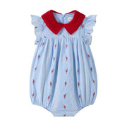 Sky Weave Romper