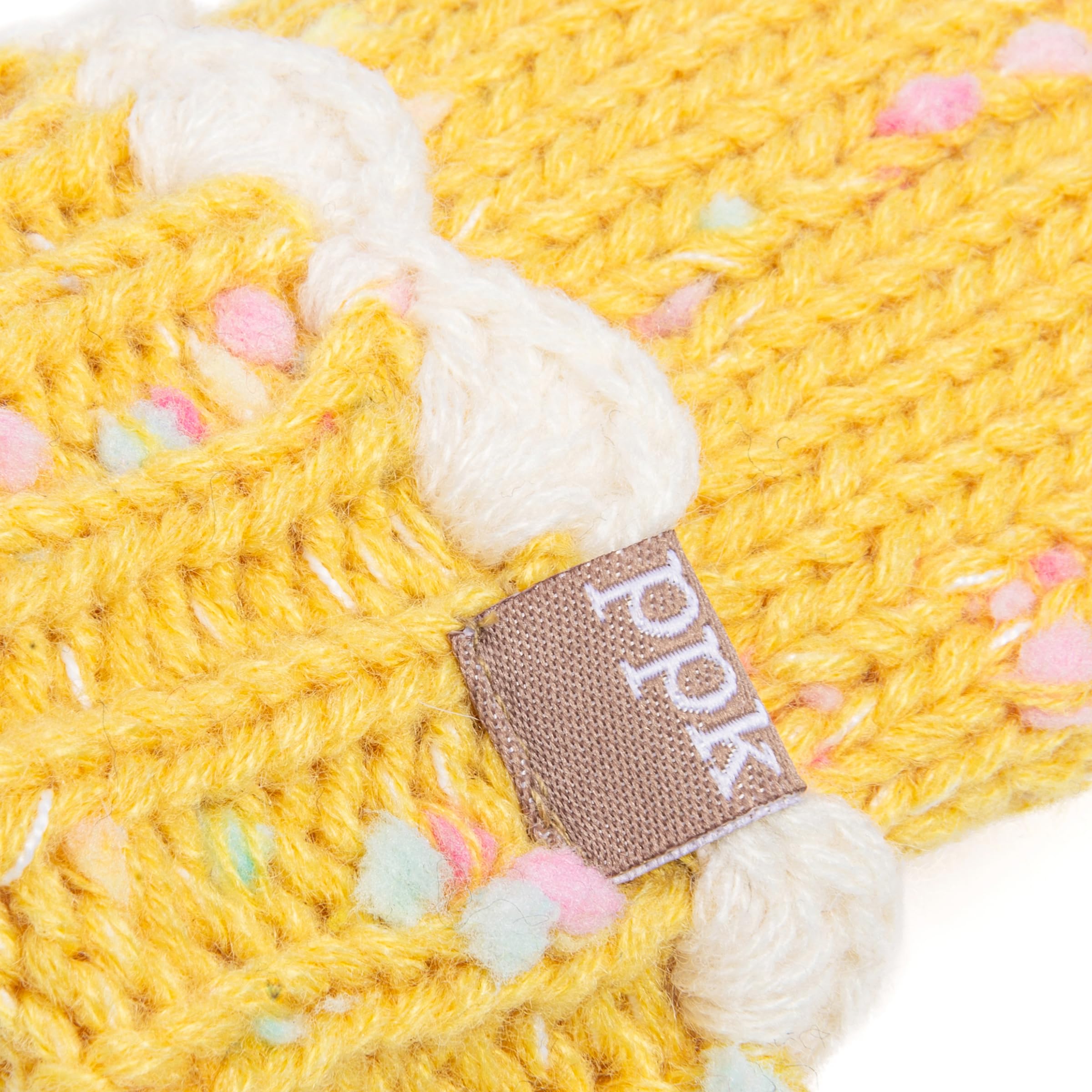 Cupcake Shaped Knit Beanie Hat 2-pc Set With Mittens, For Toddler, Girls 2-6 Y, Cute Novelty Design