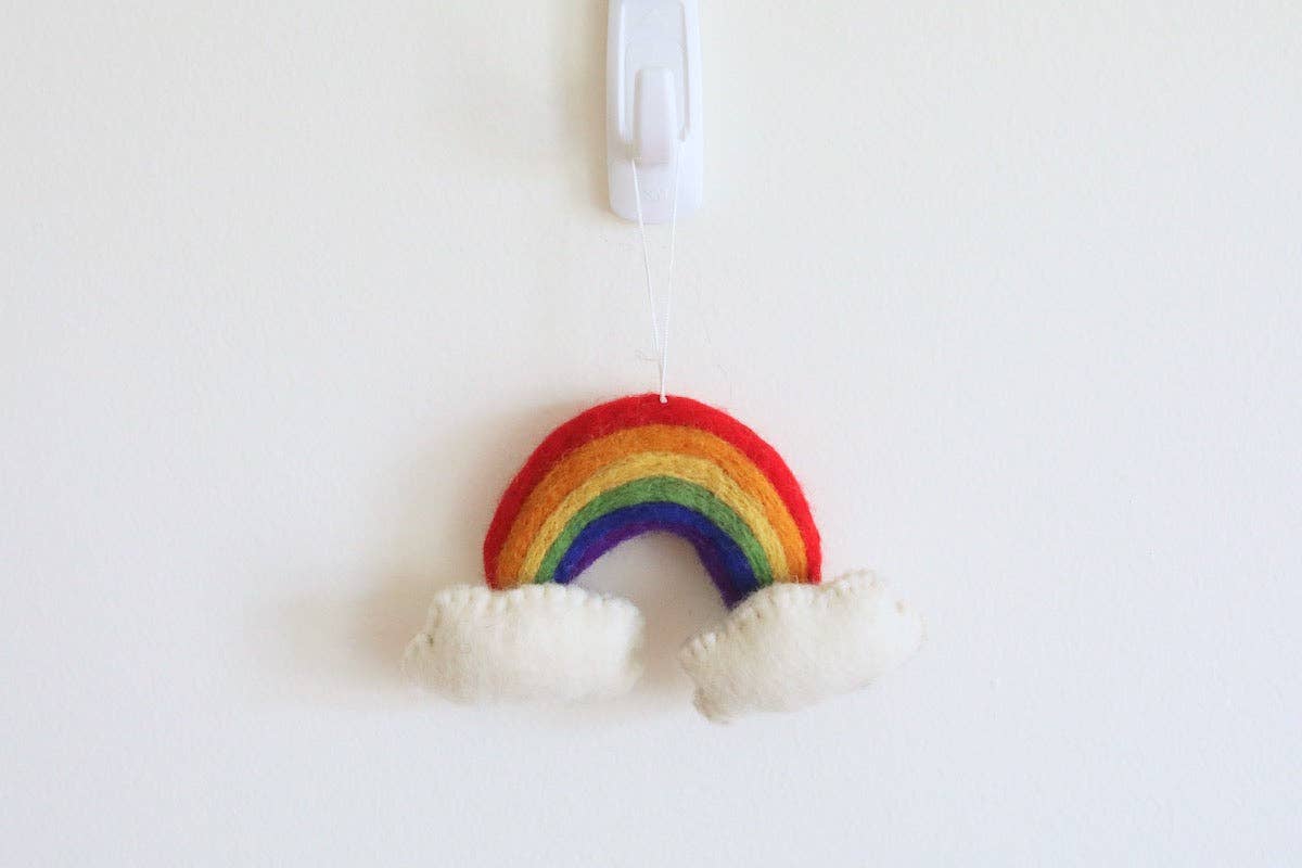 Felt Ornament - Rainbow