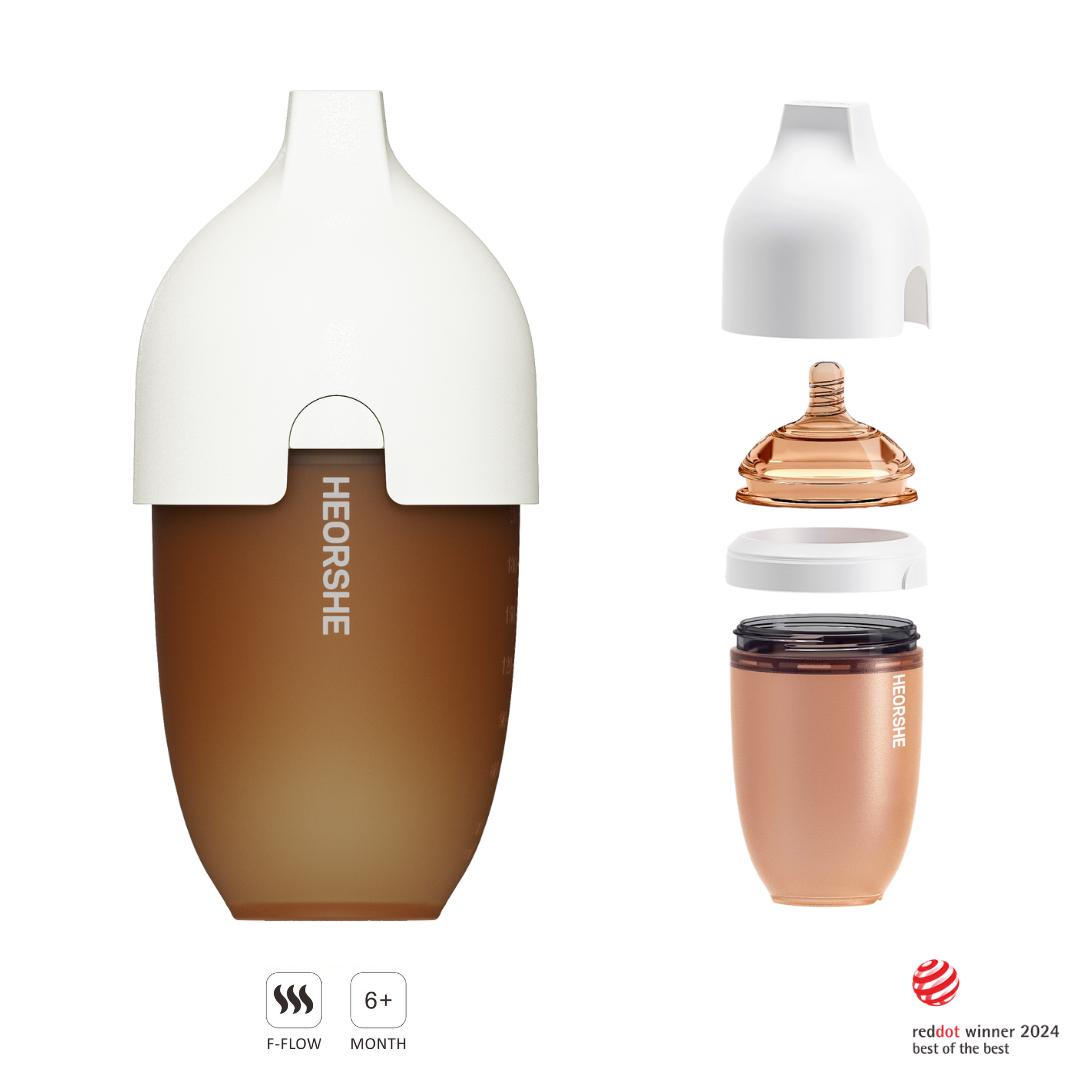 Ultra Wide Neck Baby Bottle 8 Oz White