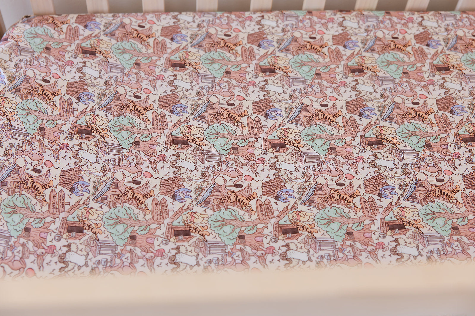 Hundred Acre Wood - Crib Sheet