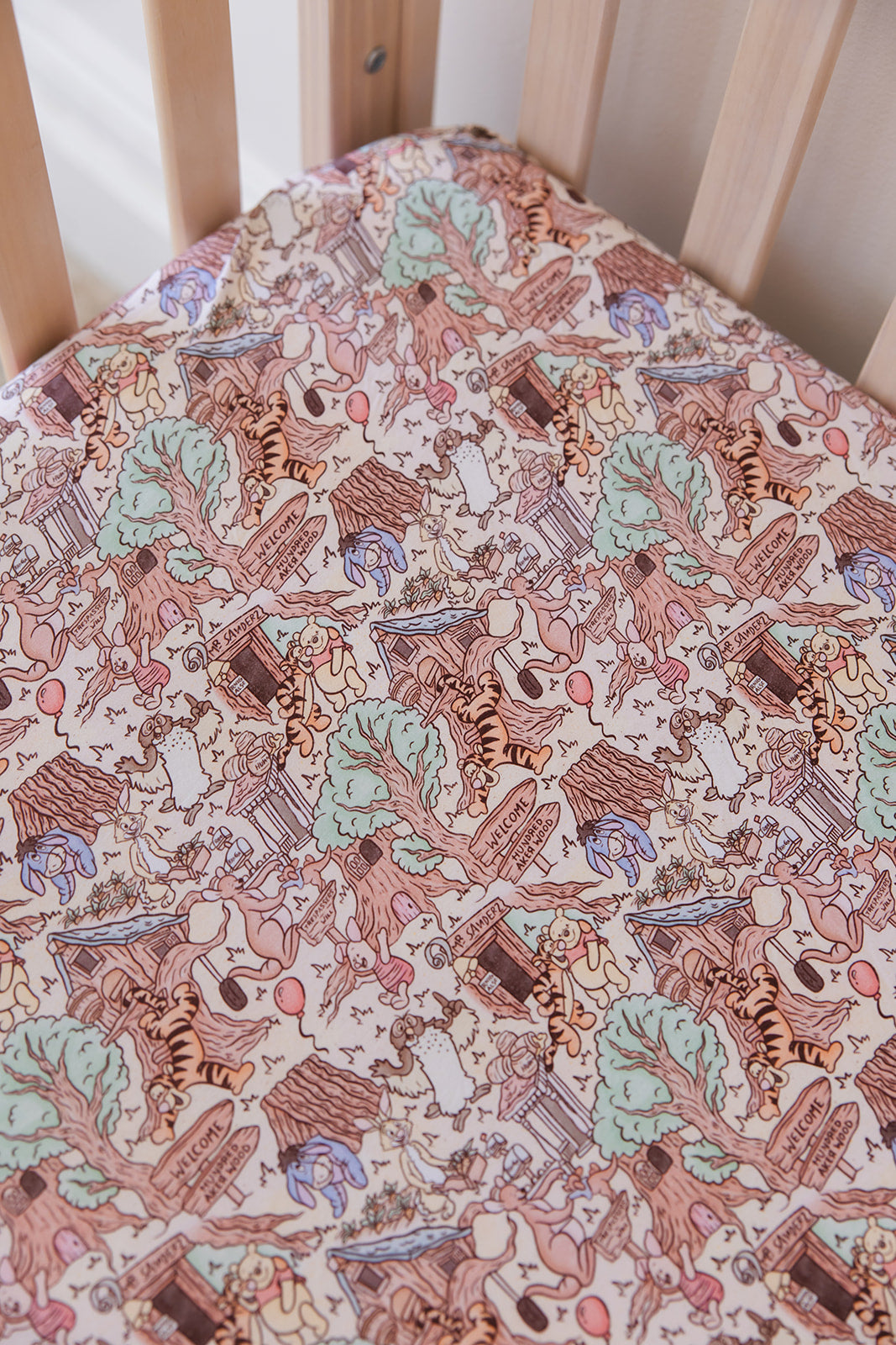 Hundred Acre Wood - Crib Sheet