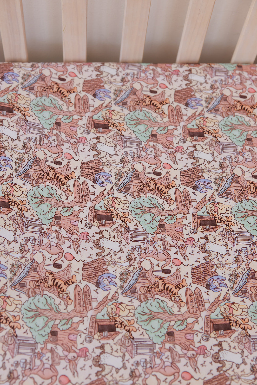 Hundred Acre Wood - Crib Sheet