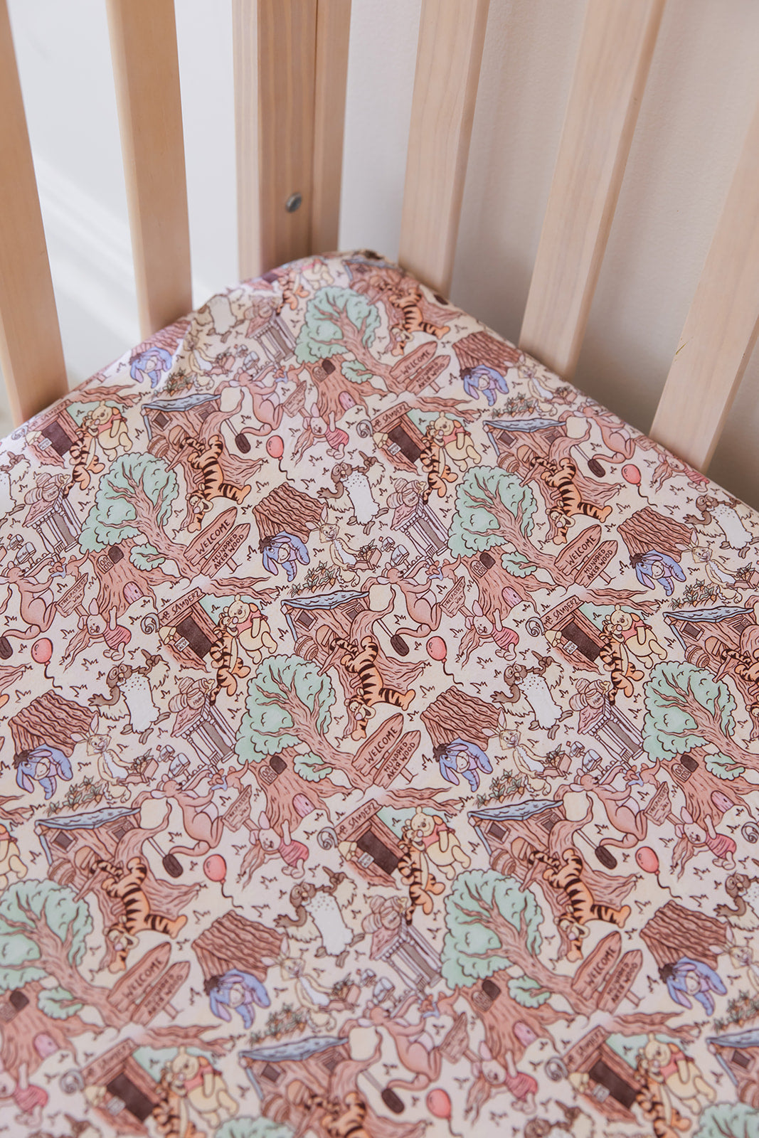 Hundred Acre Wood - Crib Sheet