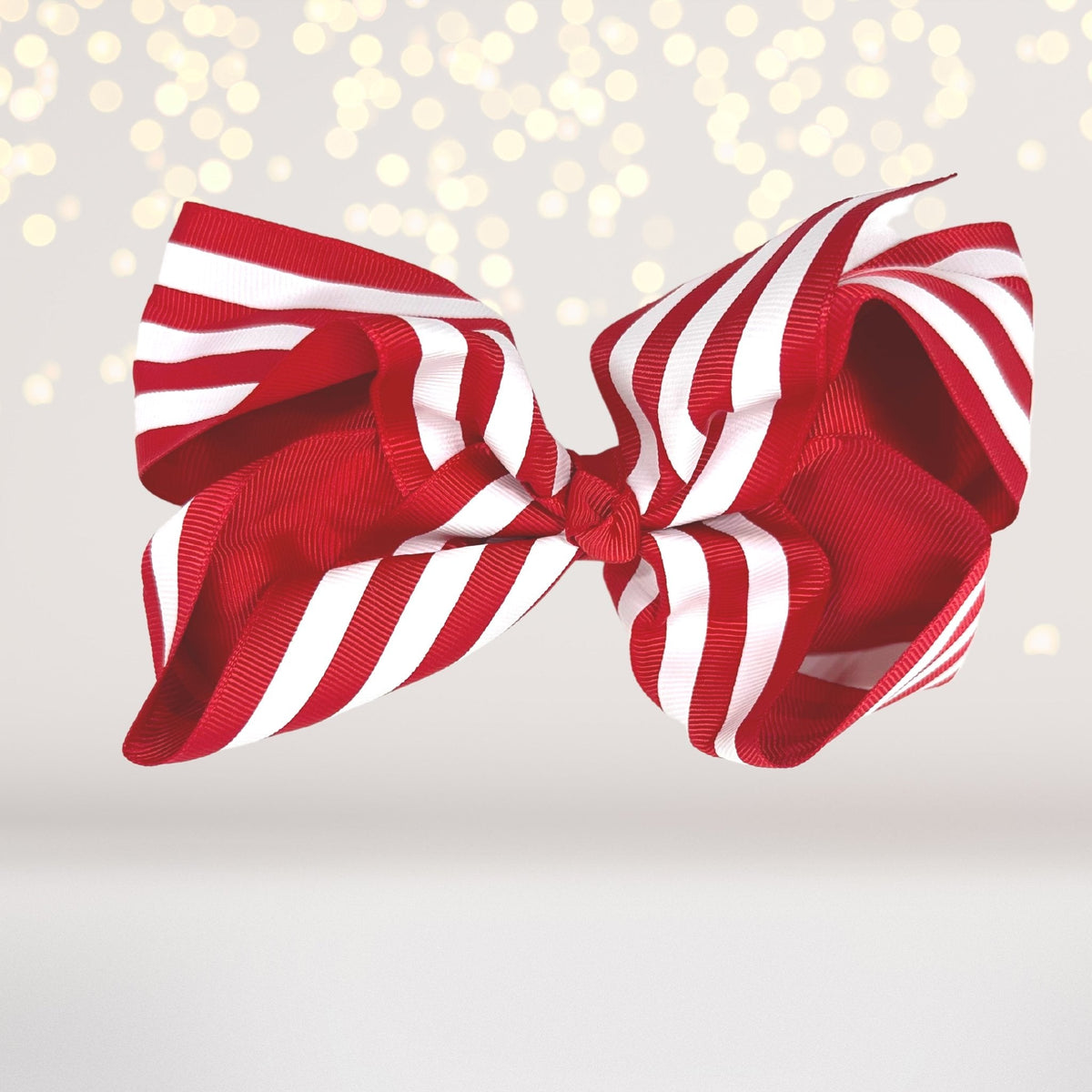 6 Inch Stripe Bow