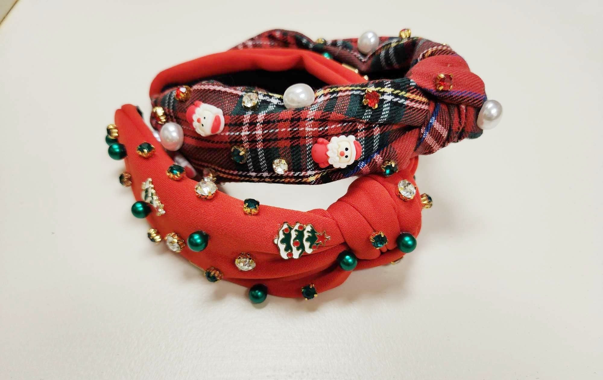 Beaded Headband - Santa's Helper