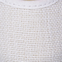 Linen Mary Jane White