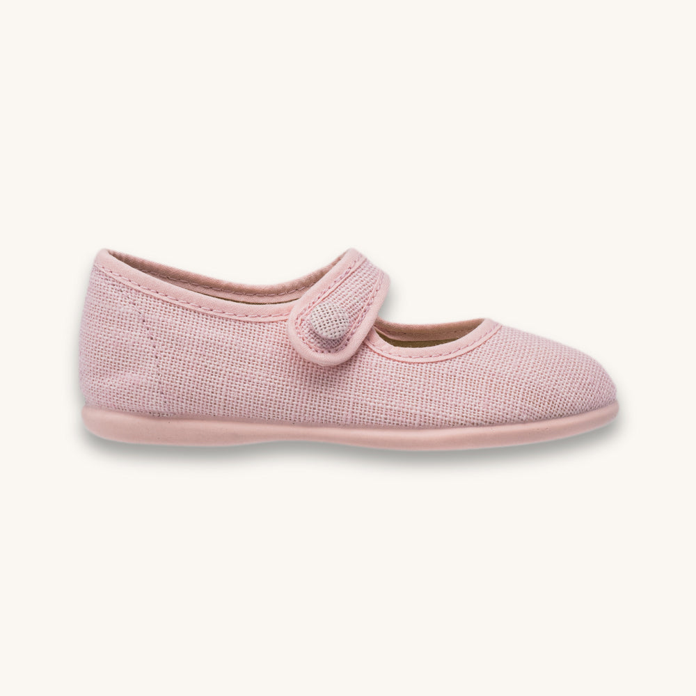 Linen Mary Jane Pink