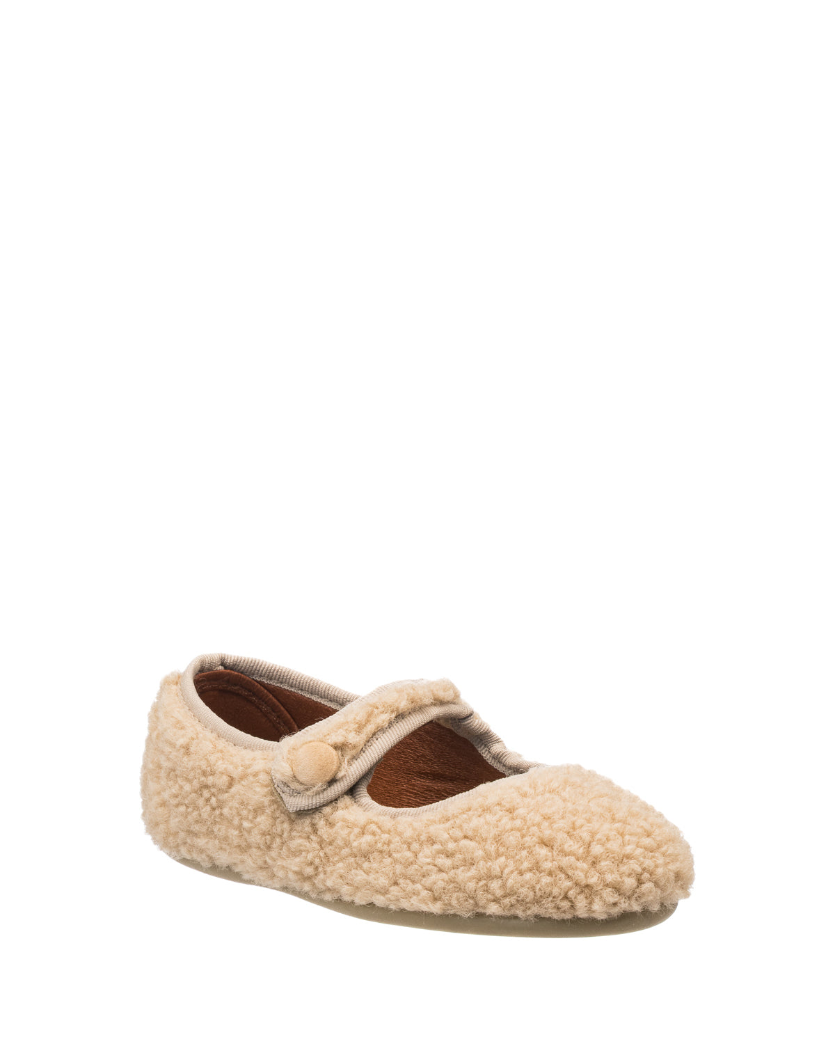 Shearling Mary Jane Beige