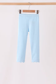 Sky Scalloped Leggings