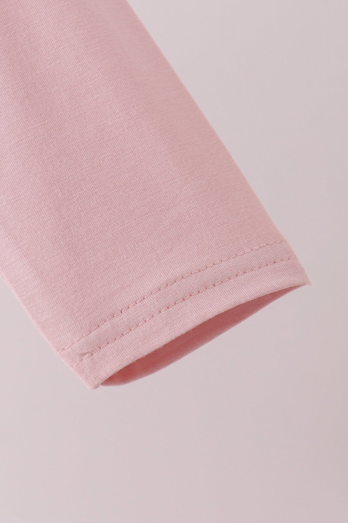 Pink Ruffle Zipper Bamboo Anti-slip Romper