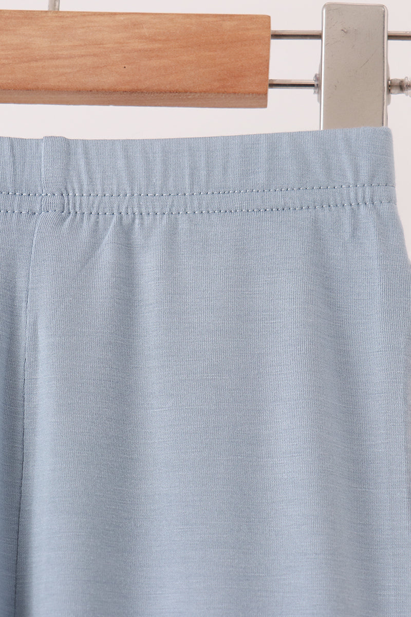 Blue Bamboo Pajama Set