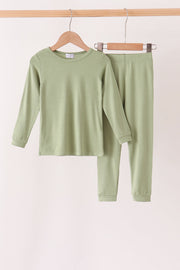 Green Bamboo Pajama Set