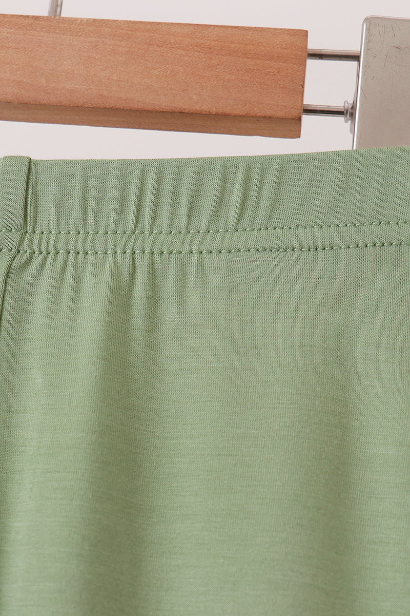 Green Bamboo Pajama Set
