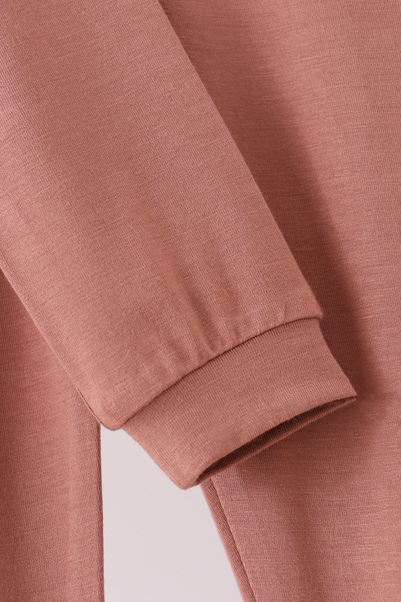 Dusty Rose Bamboo Pajama Set