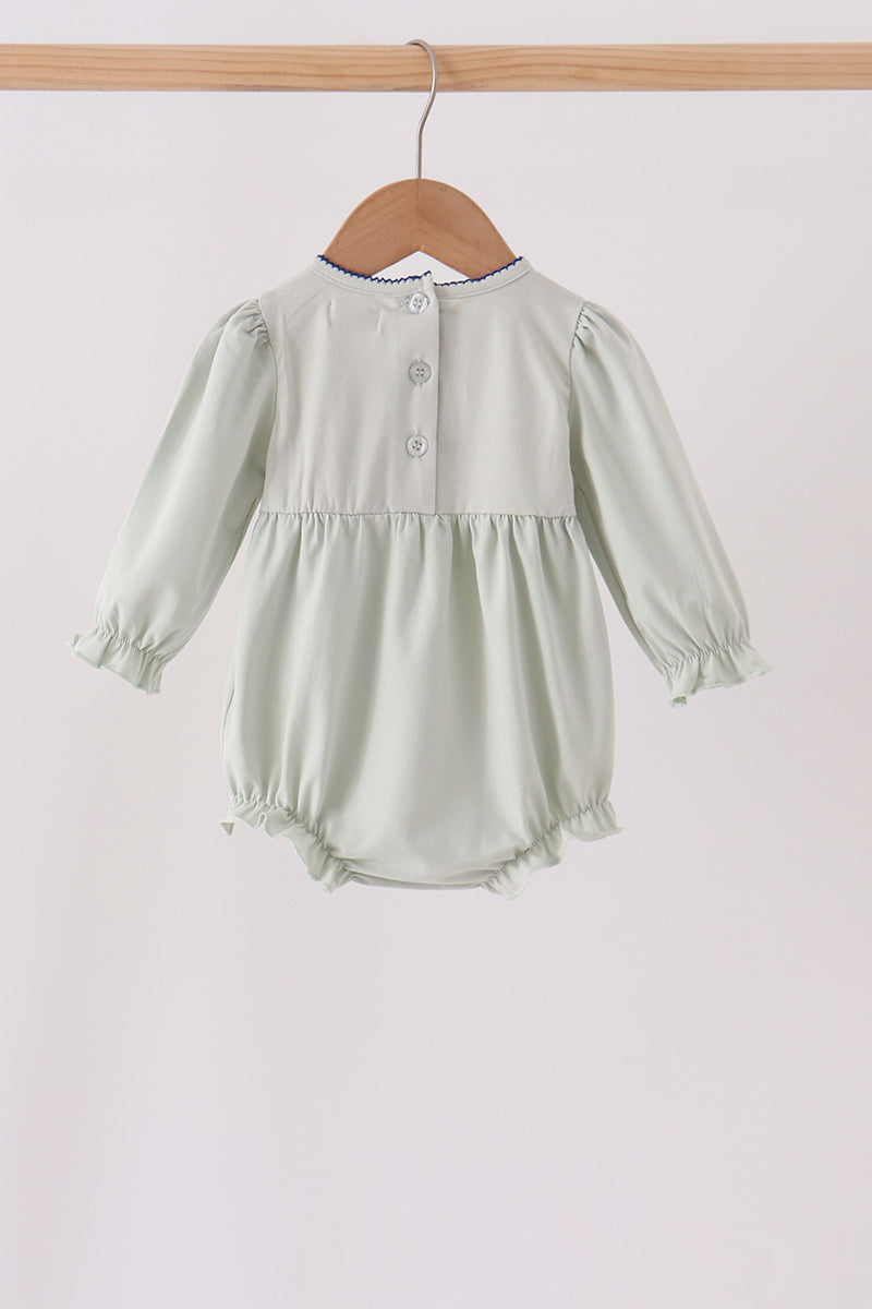 Sage Turkey Embroidery Bubble