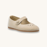Andi Mary Jane Suede Beige