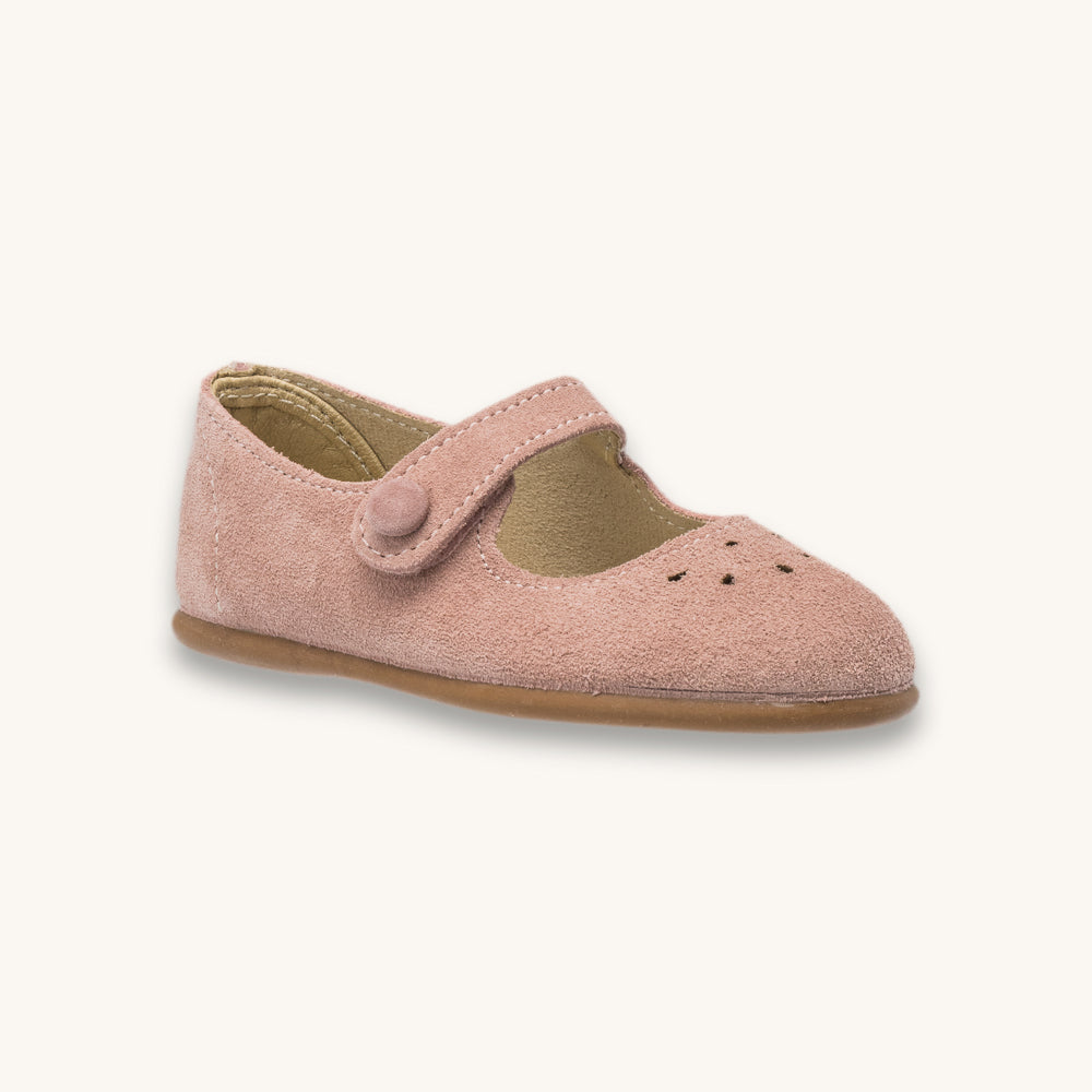 Andi Mary Jane Suede Rose