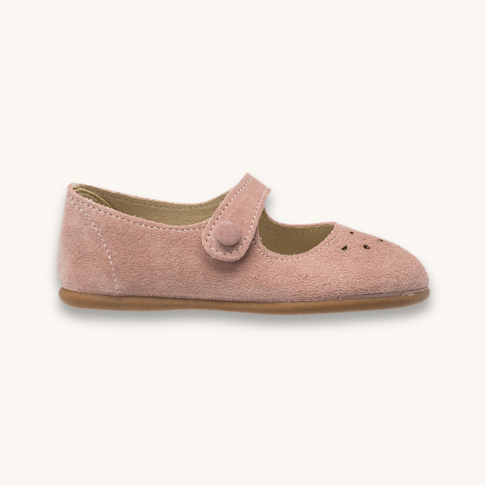 Andi Mary Jane Suede Rose