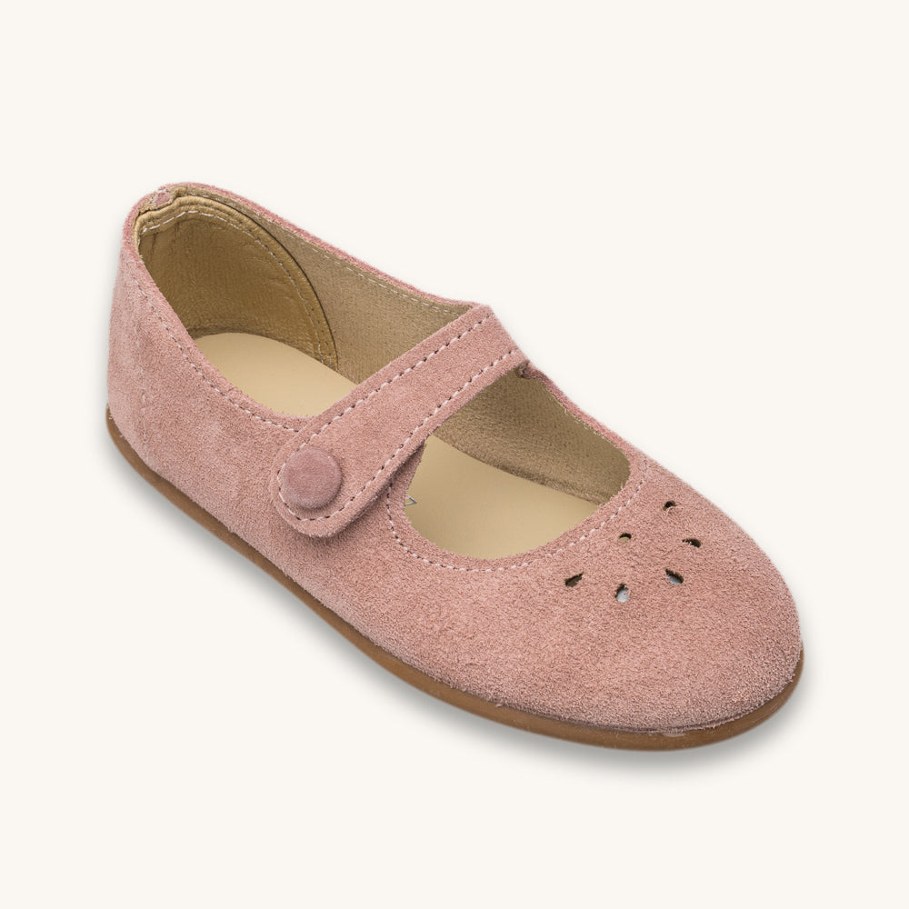 Andi Mary Jane Suede Rose