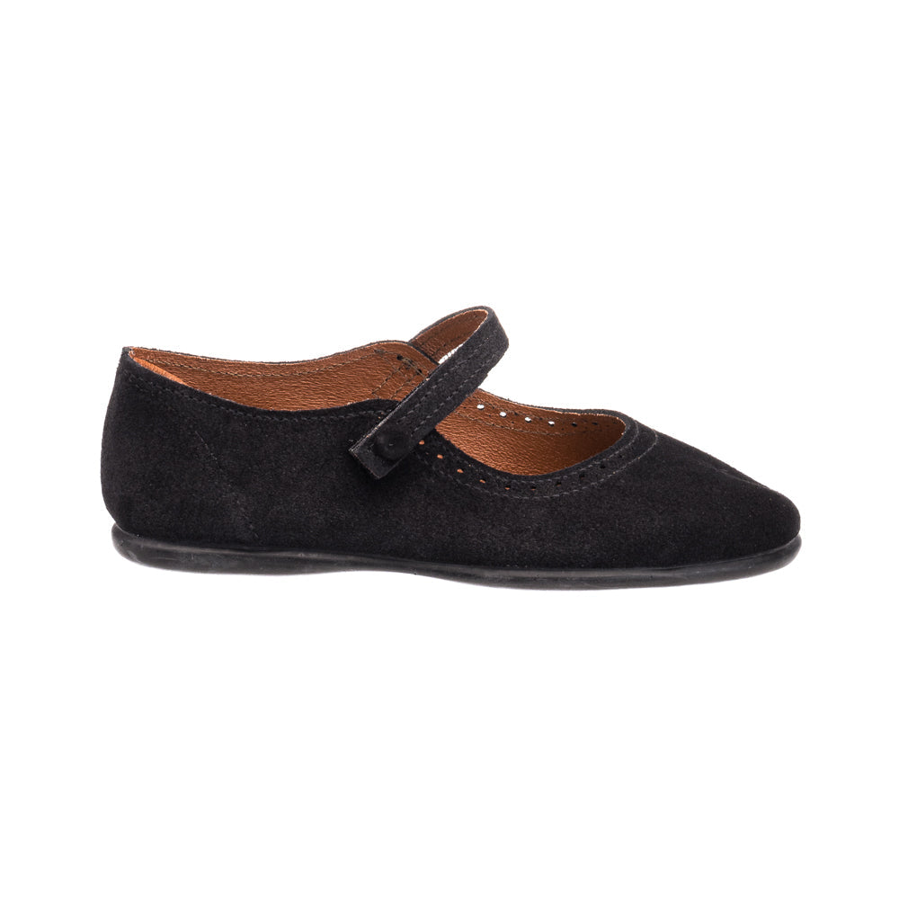 Suede Mary Jane Black