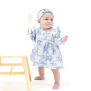 Long Sleeve Vintage Lace Dress And Bloomer (2t To 4t Dress Only)