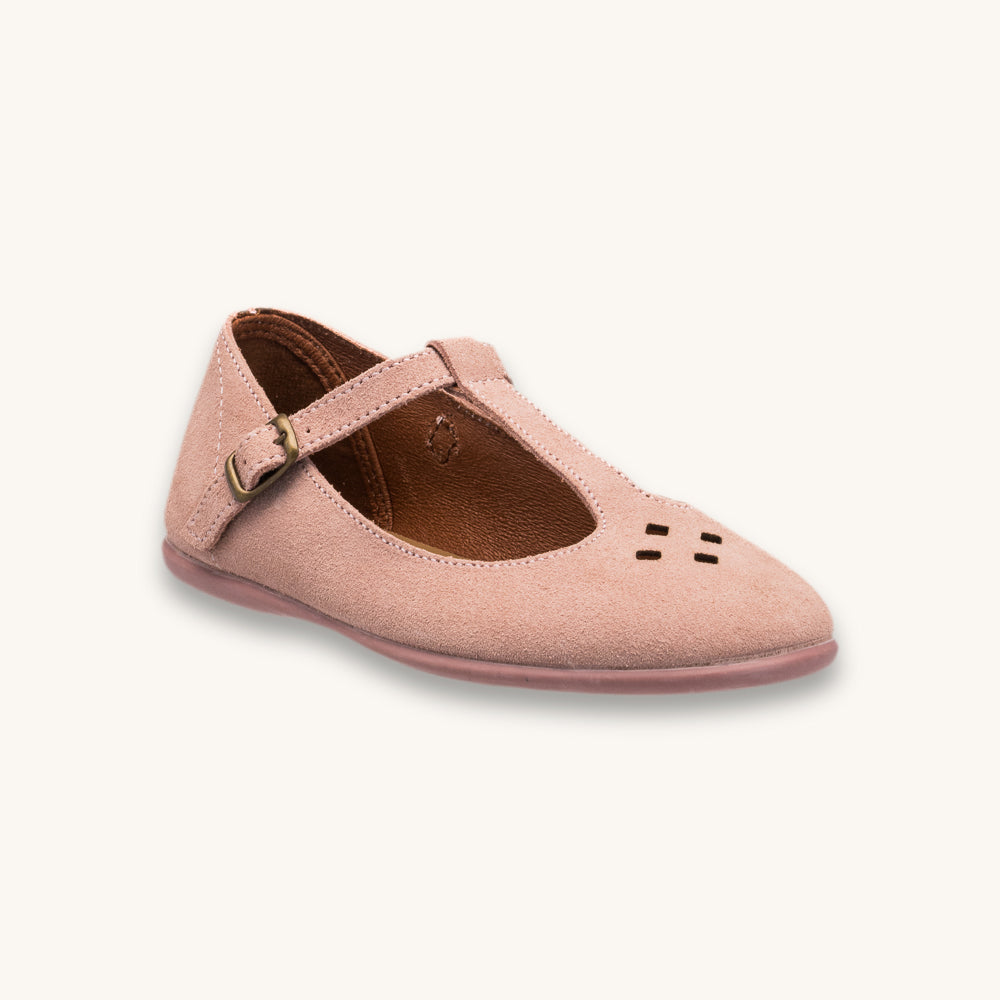 Suede Tbar Rose