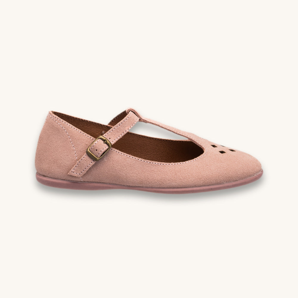 Suede Tbar Rose