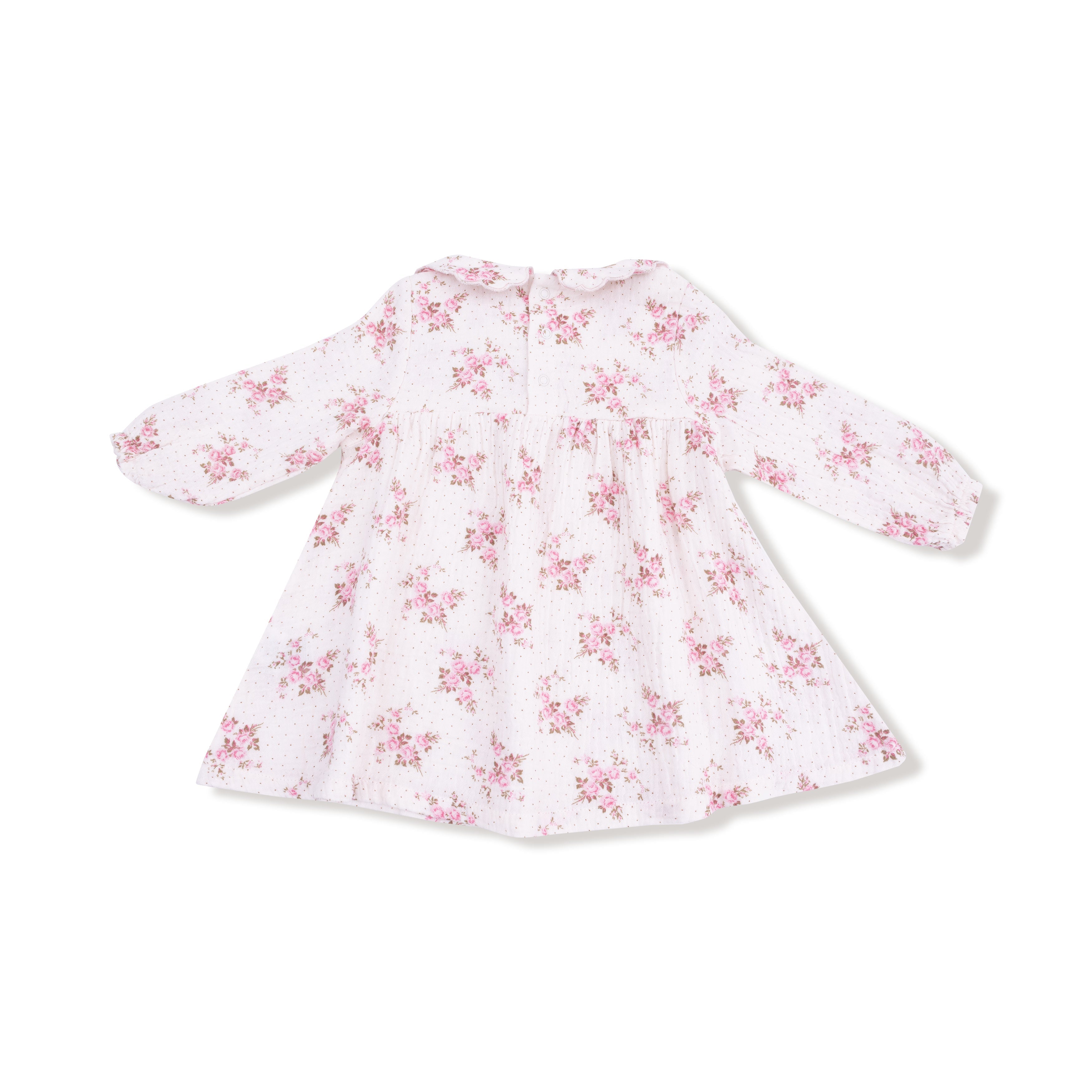 Long Sleeve Petal Collar Dress + Legging