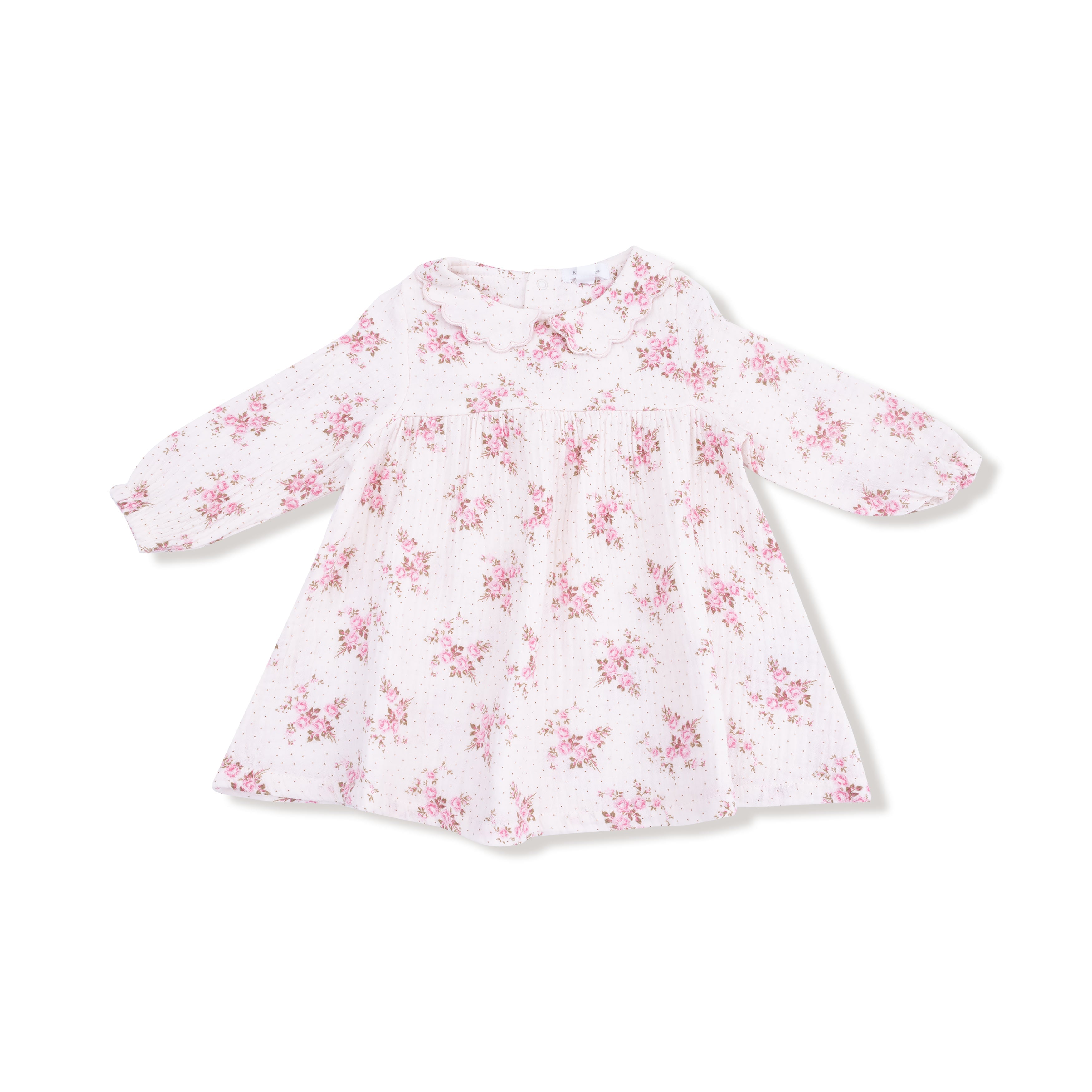 Long Sleeve Petal Collar Dress + Legging