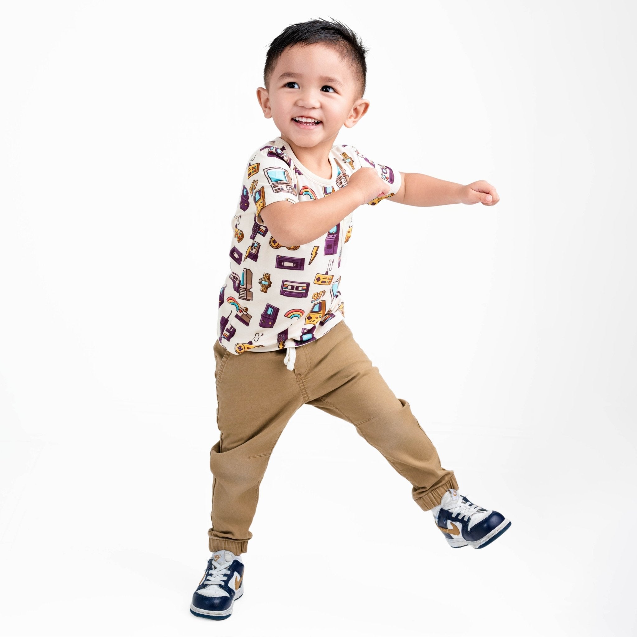 90's Retro Kids' Short Sleeve T-shirt