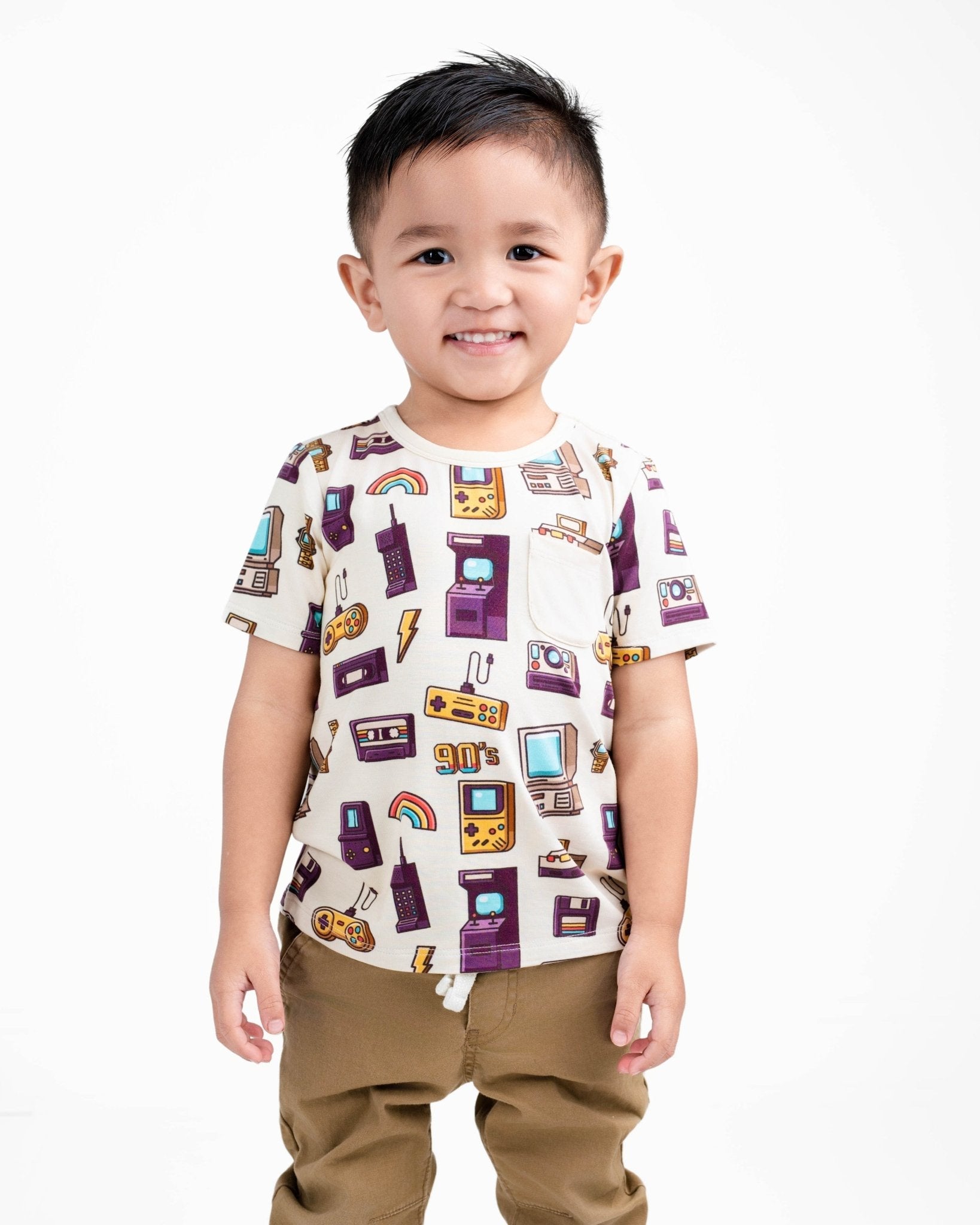 90's Retro Kids' Short Sleeve T-shirt