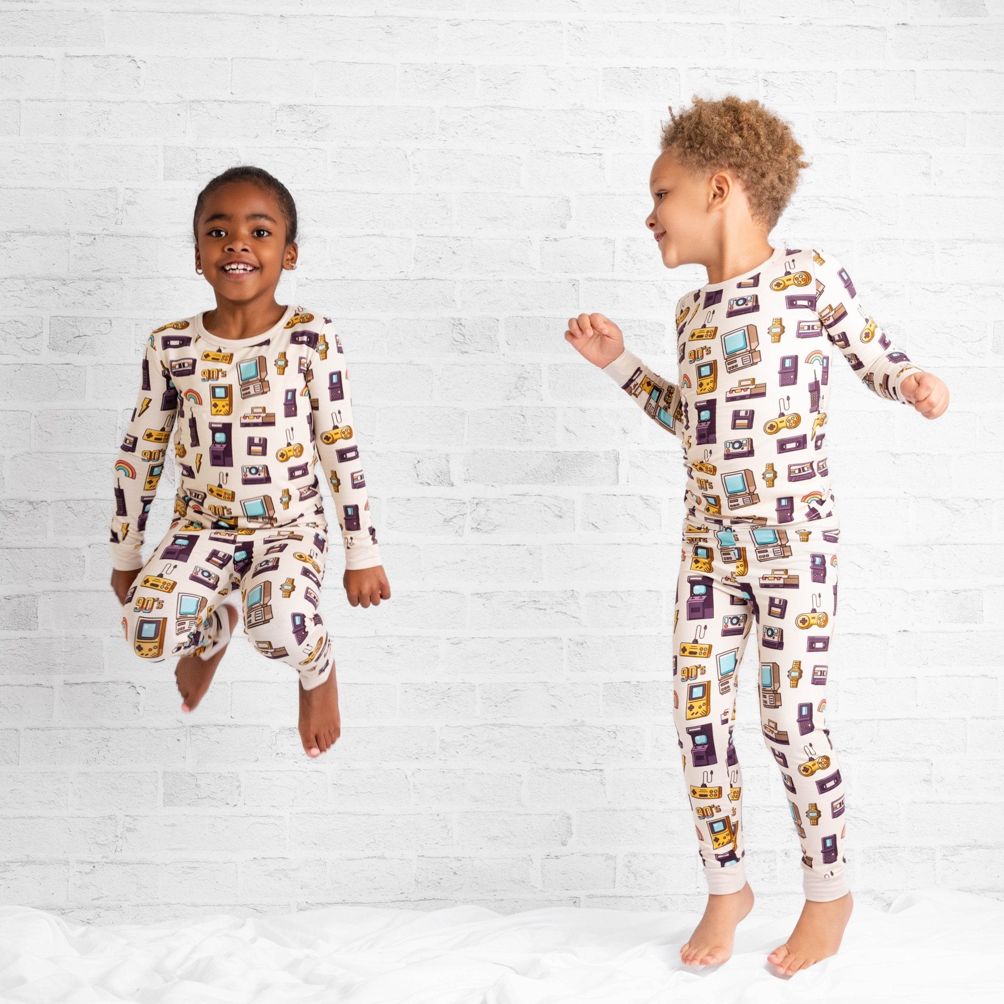 90's Retro Long Sleeve Pj's