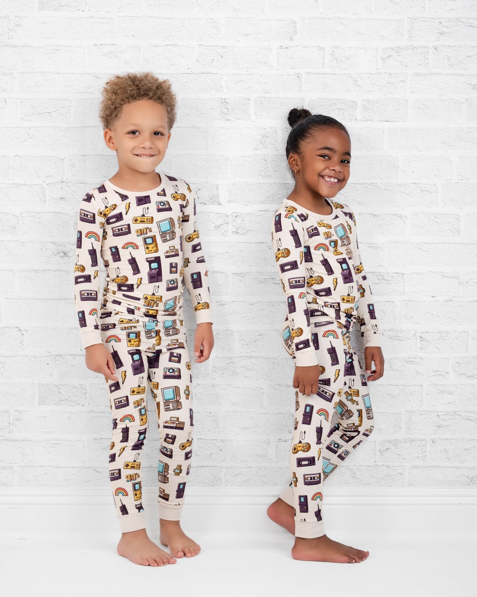 90's Retro Long Sleeve Pj's