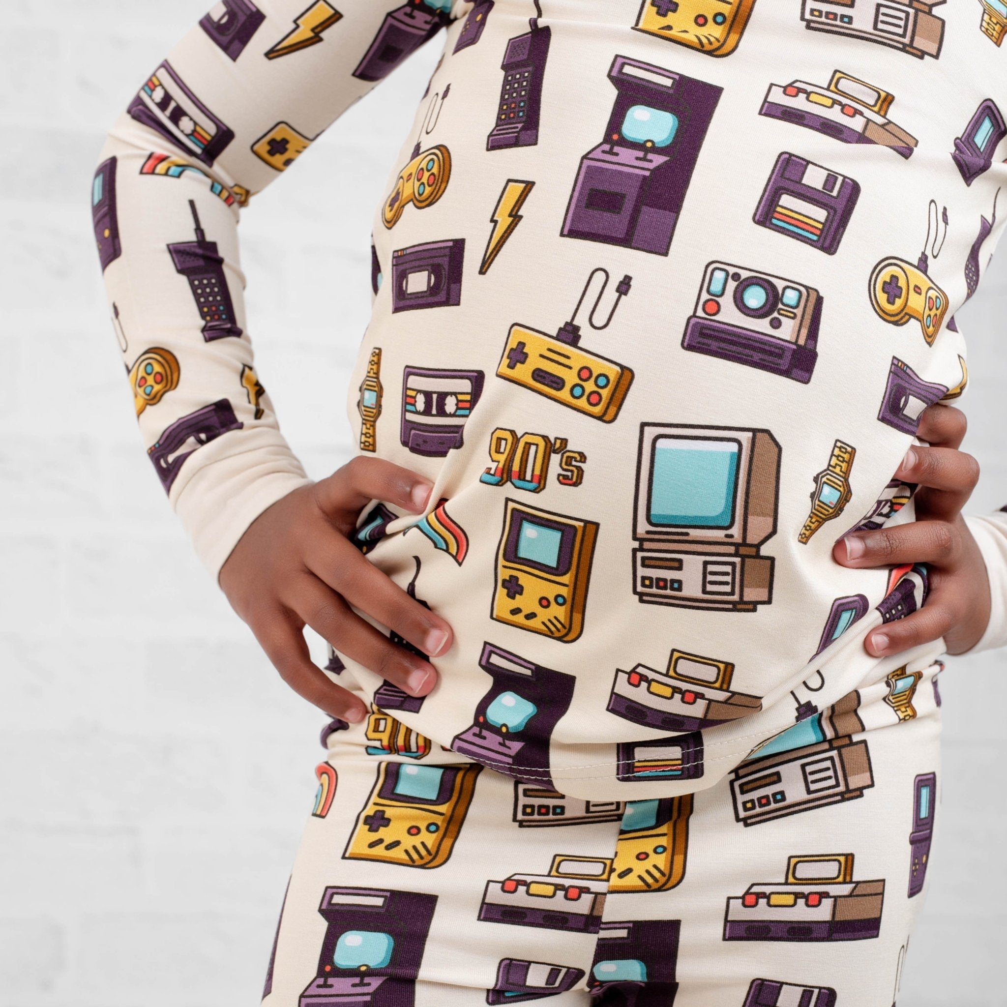 90's Retro Long Sleeve Pj's