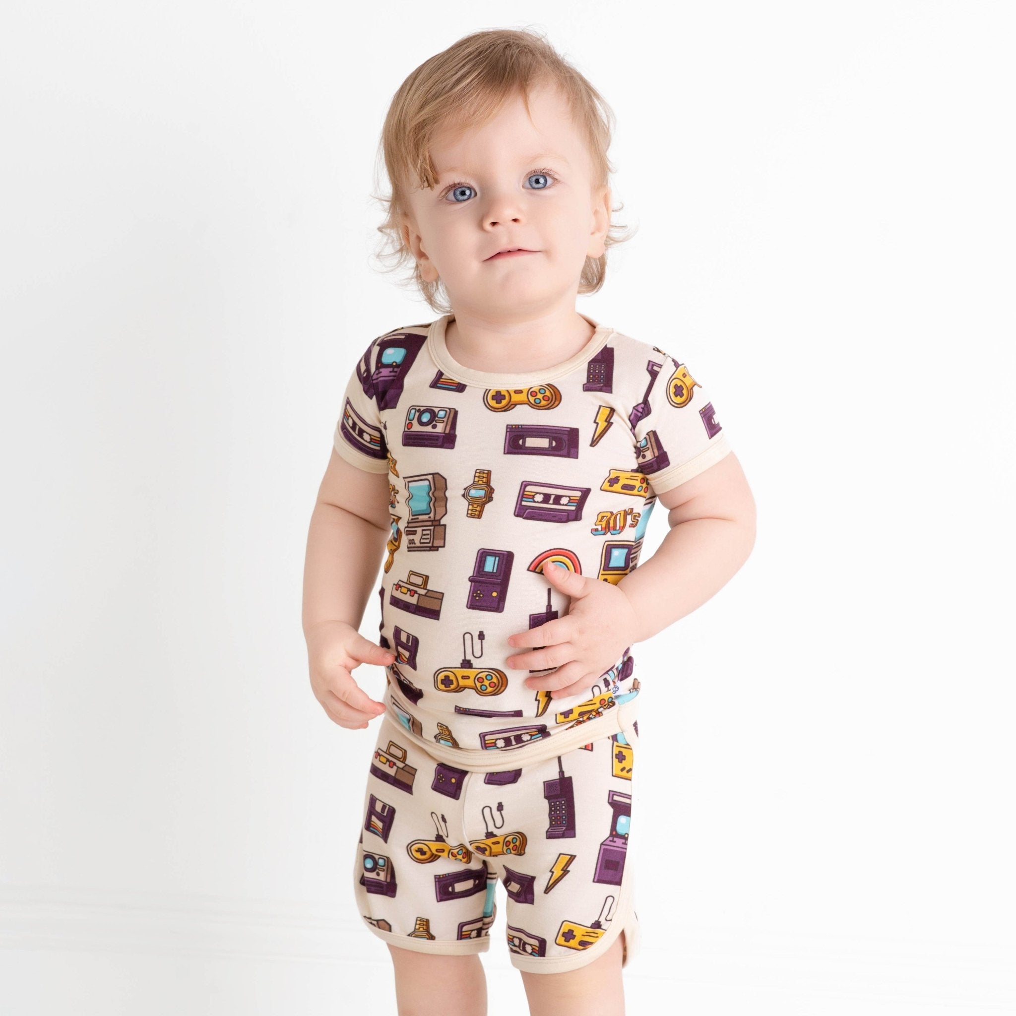 90's Retro Short Pajama Set