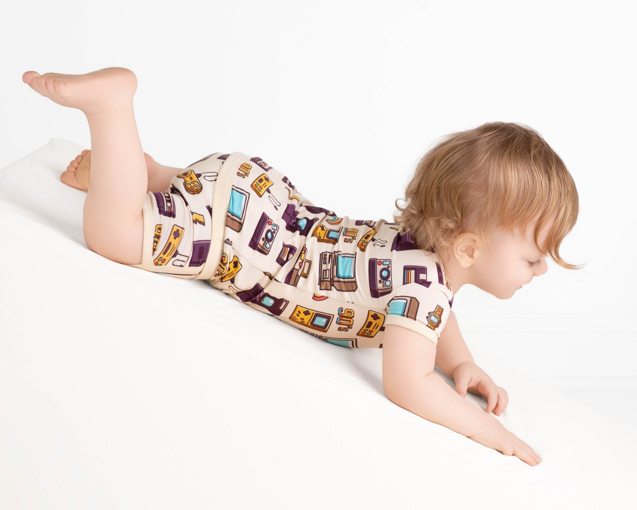 90's Retro Short Pajama Set