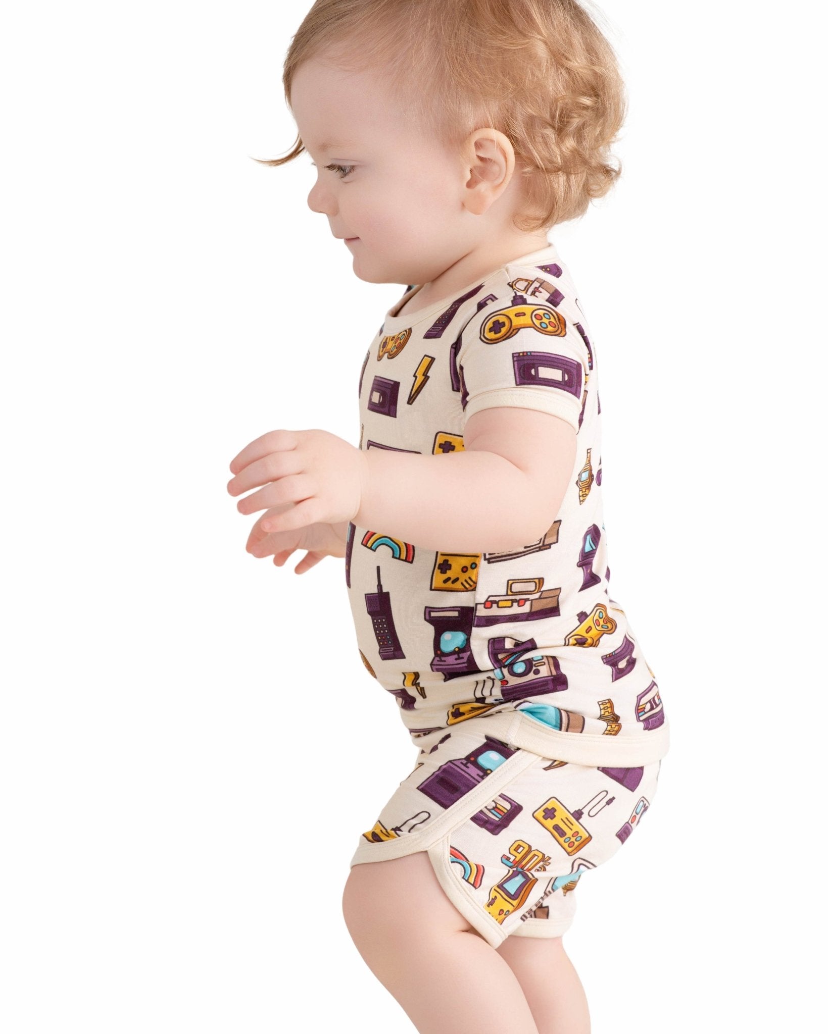 90's Retro Short Pajama Set