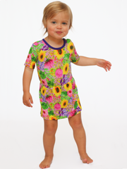90s Floral Baby Ballerina Dress