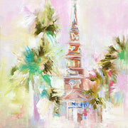 "st Philips Square" Art By Danielle Cather-cohen - 16x16 Archival Matte Print