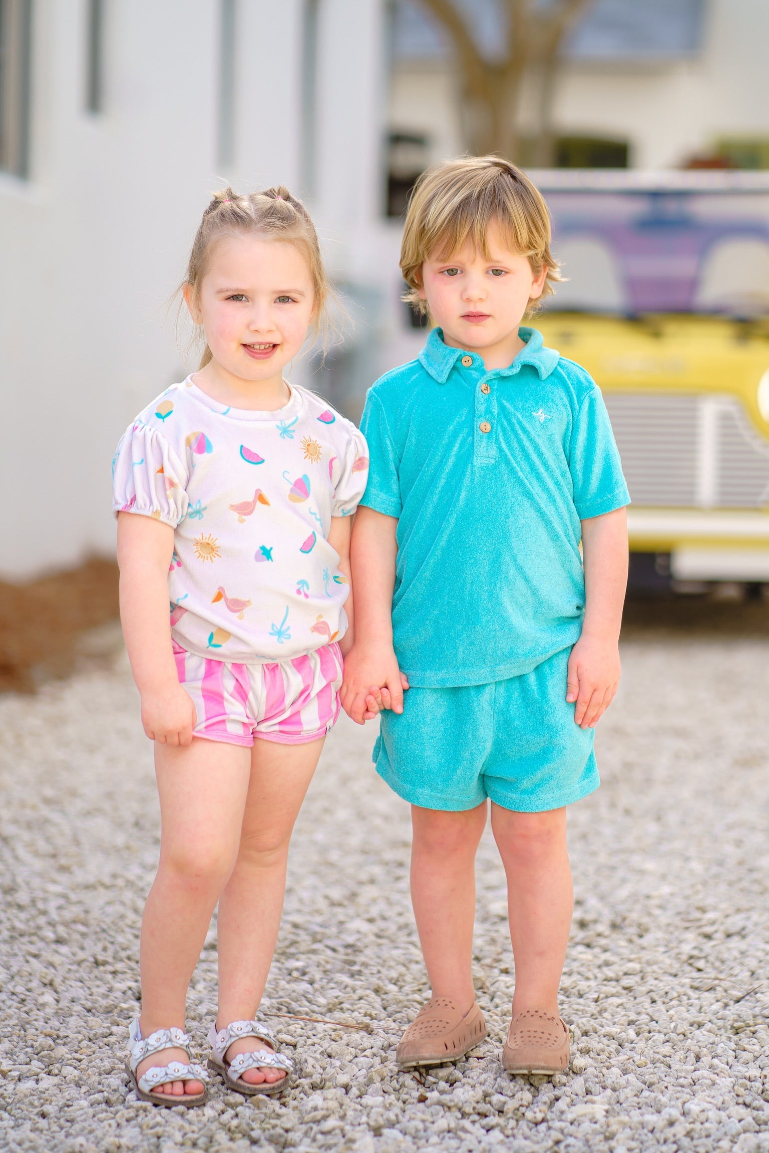 Seaside Stripes Short Set