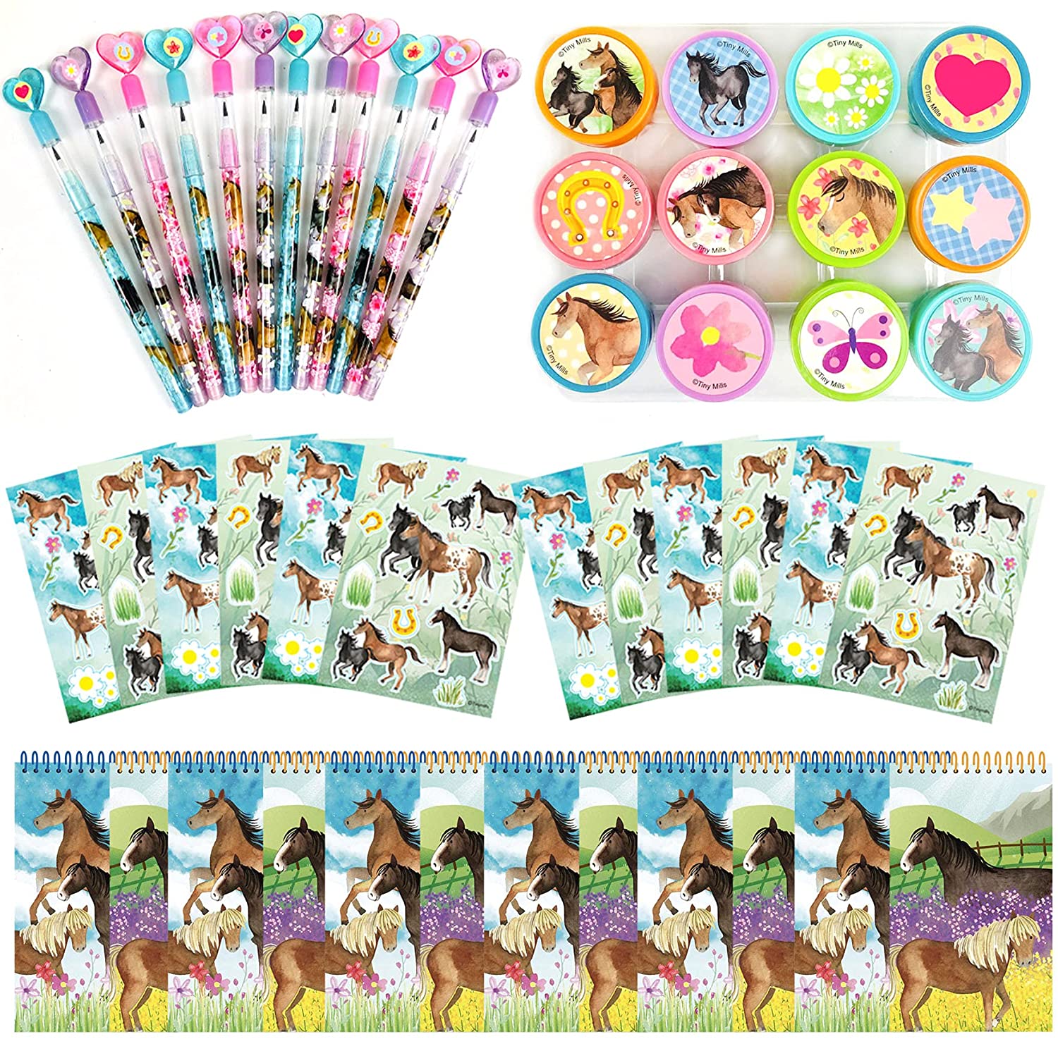 Horse Party Favor Bundle For 12 Kids