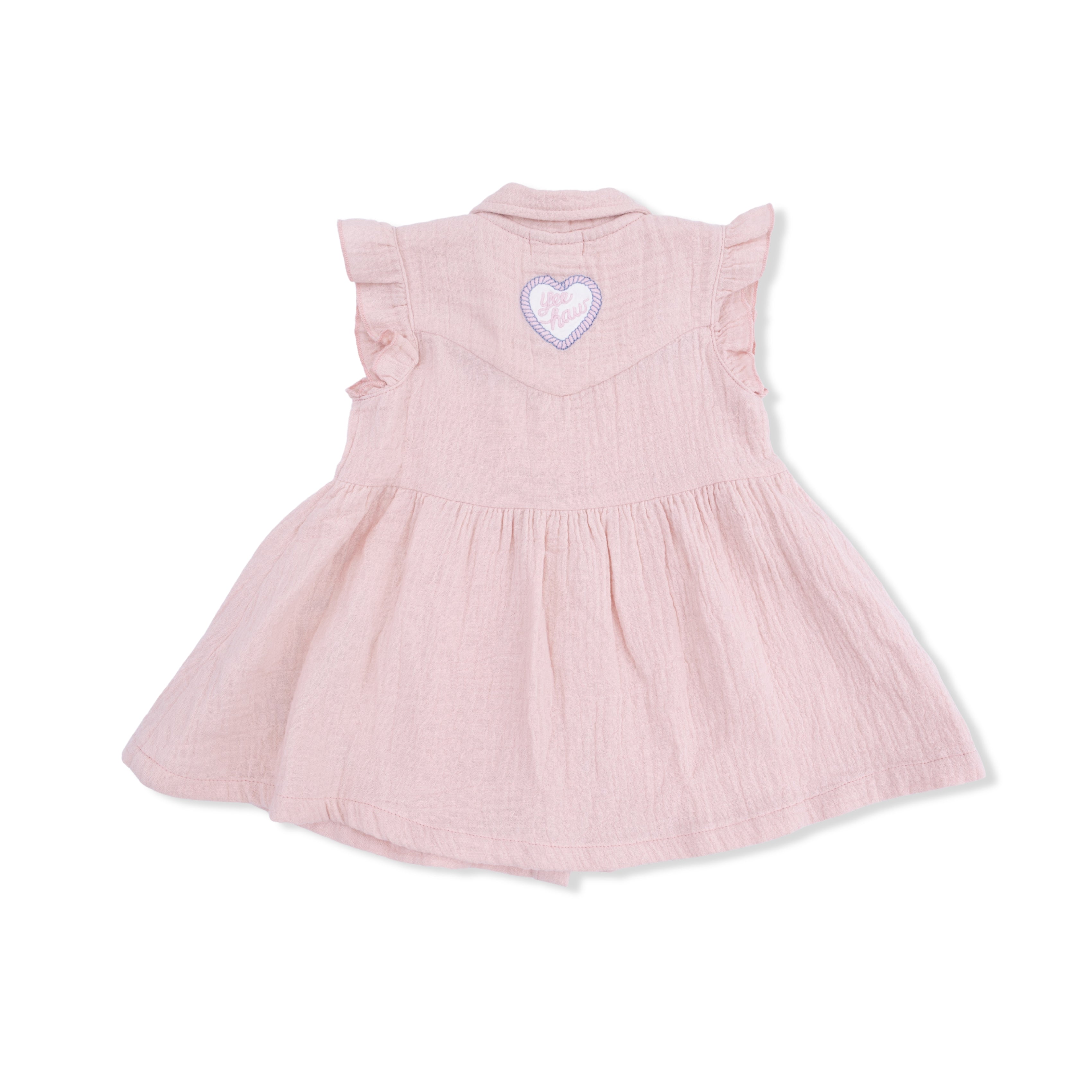 Yee Haw Cowgirl - Western Pearl Snap Dress & Bloomer