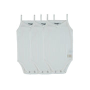 Ribbed White, Girl (three Pack)