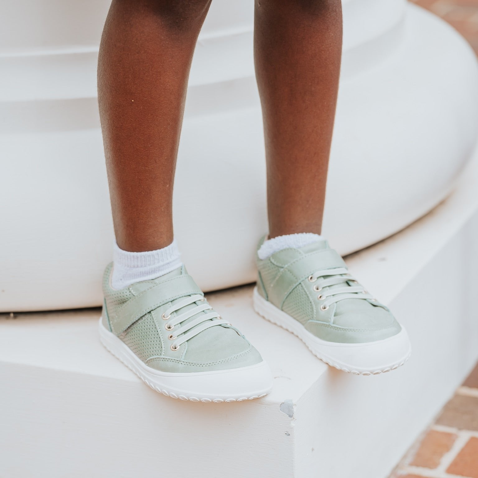 Play Perfect Avocado Low Top {premium Leather}