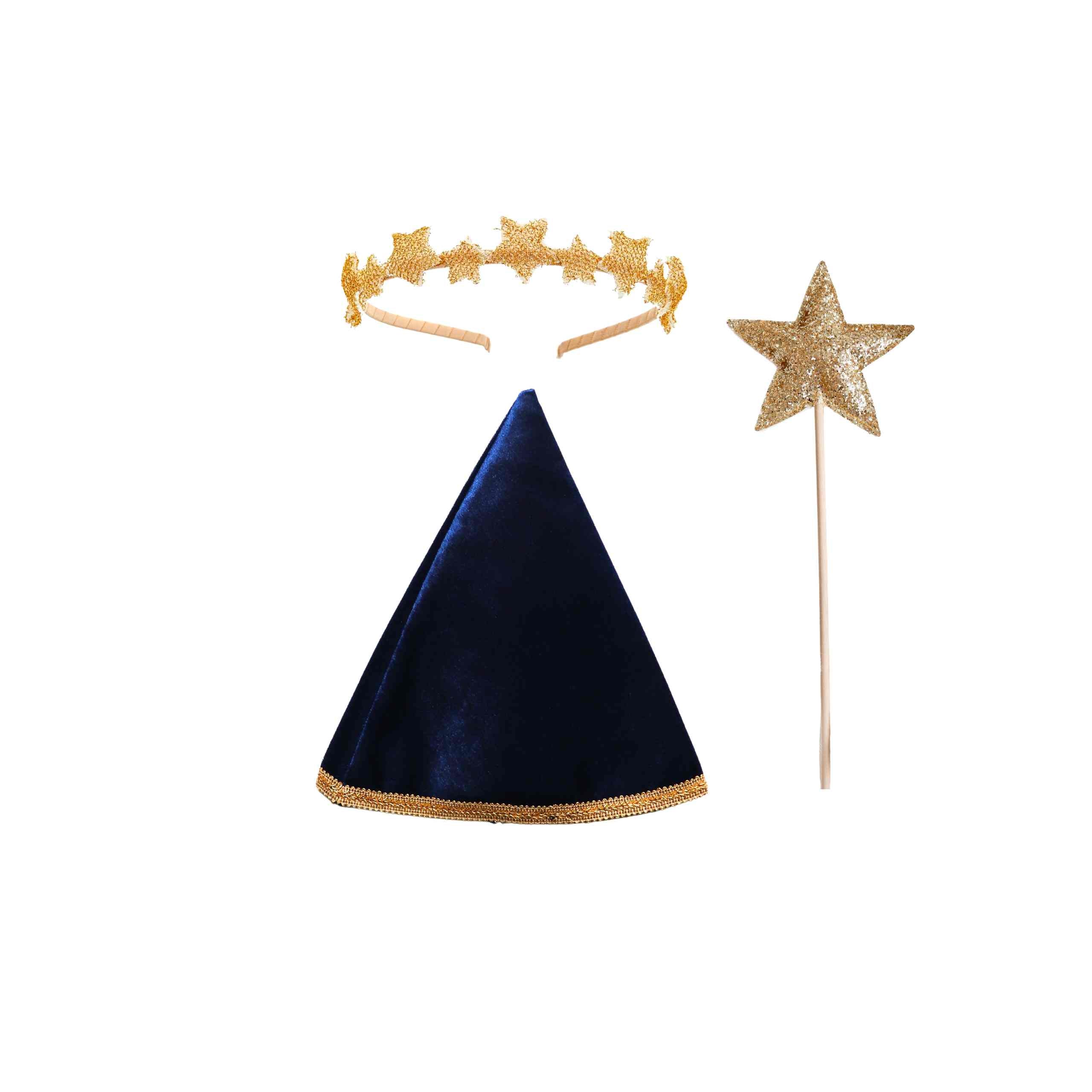 Magical Wizard Cape Set - Navy