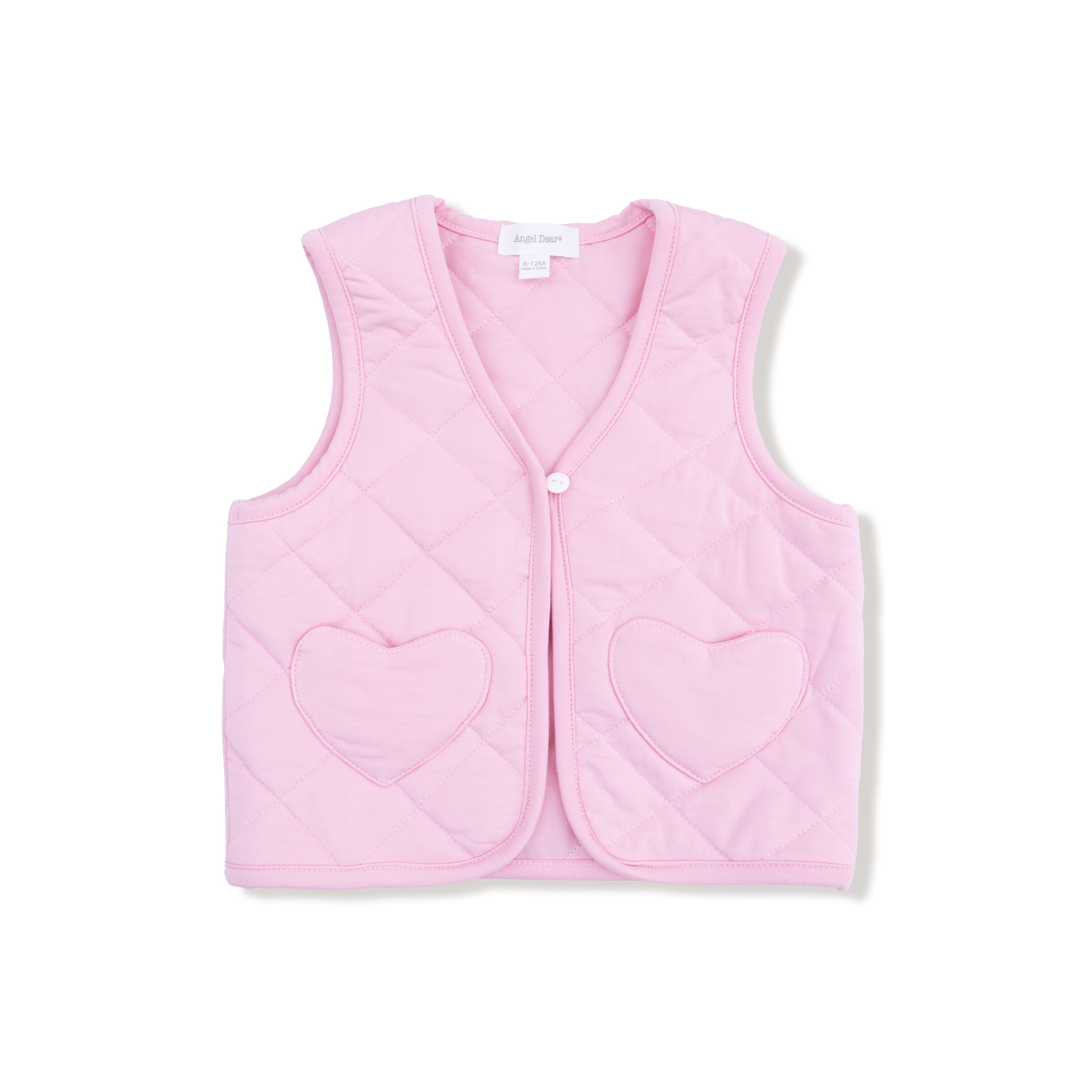 Quilted Vest With Heart Pocket
