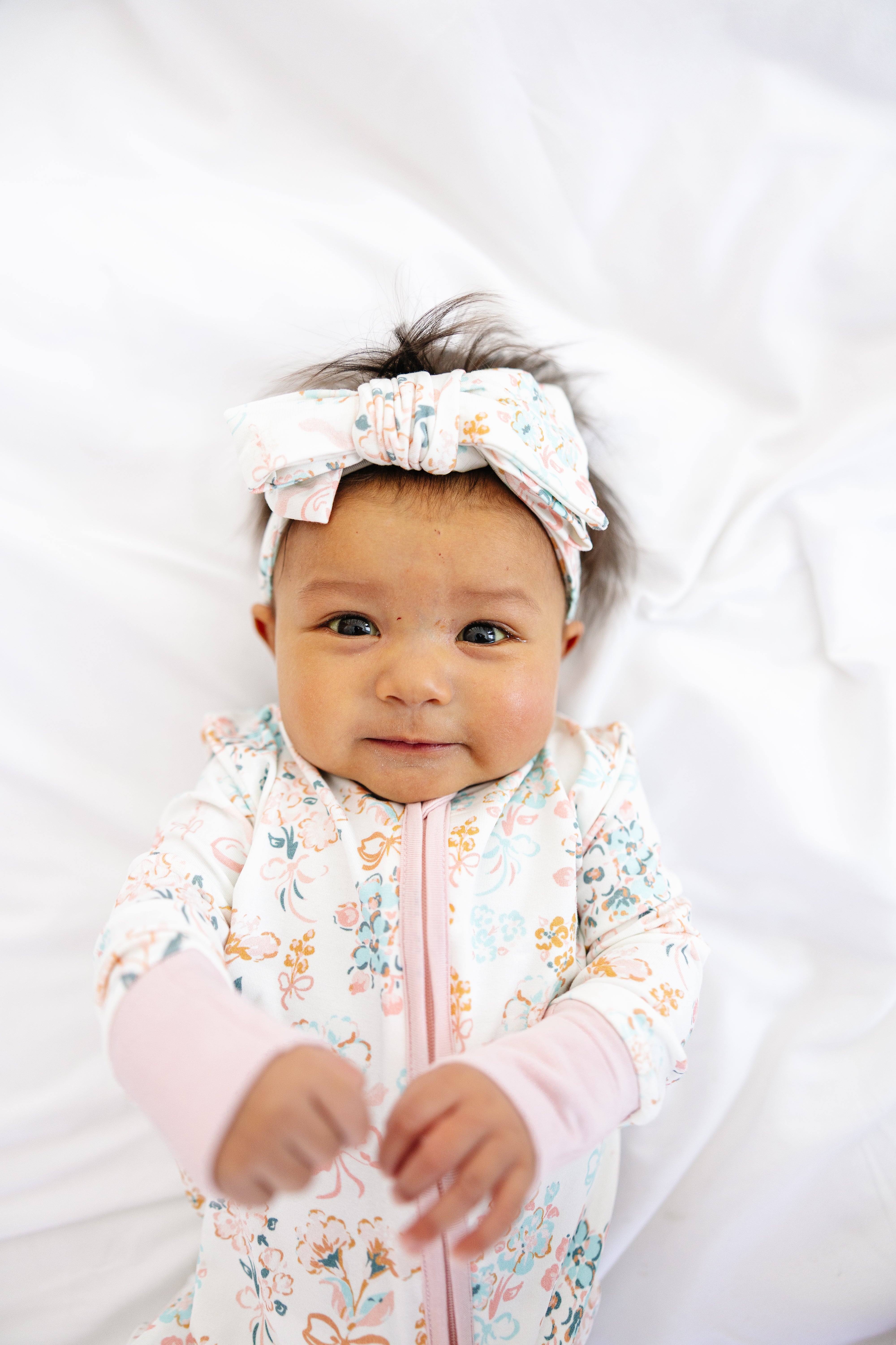 Whimsy Garden Bow Headwrap