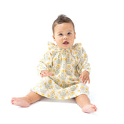 Long Sleeve Ruffle Dress + Bloomer