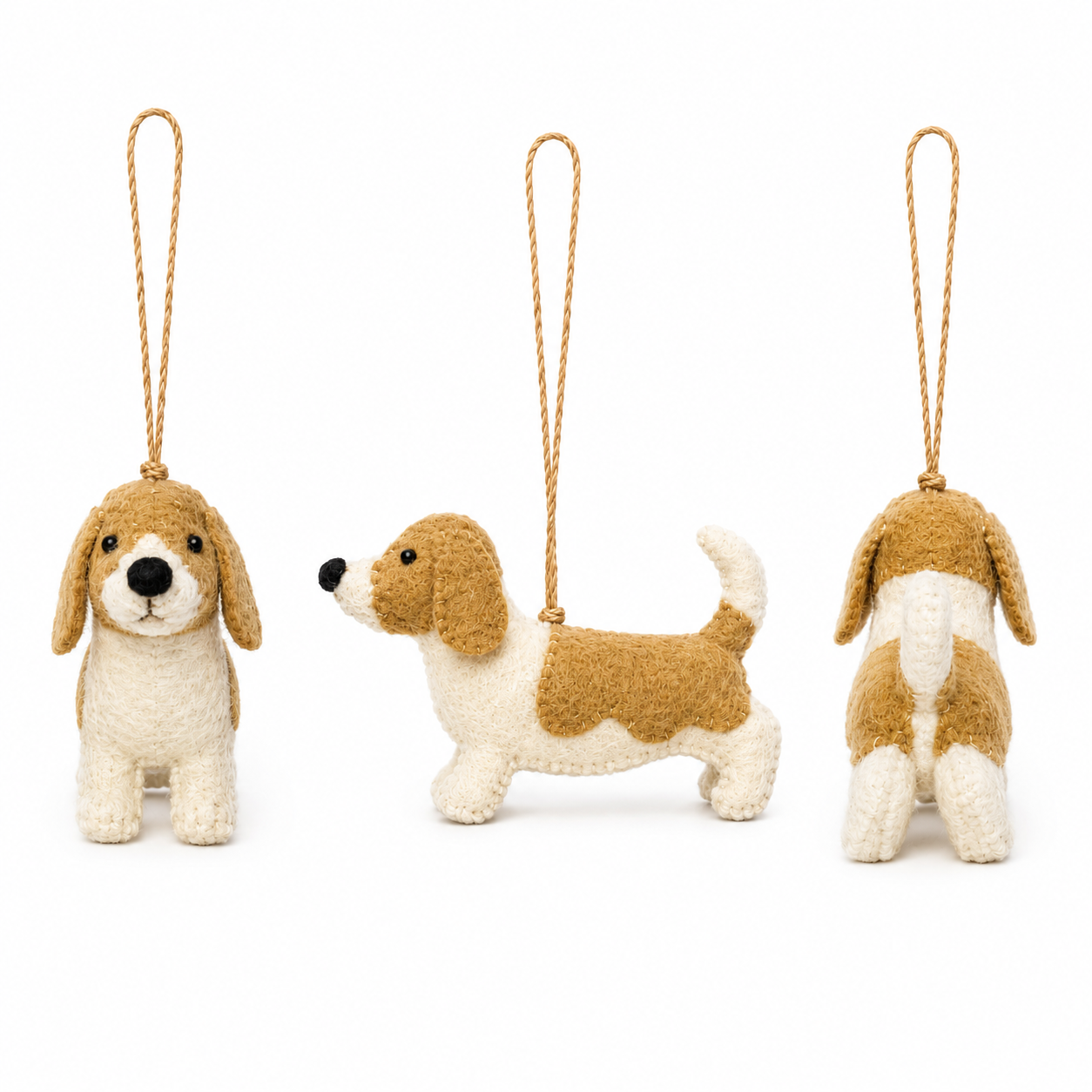 Christmas Corgi Ornament, Dog Ornament